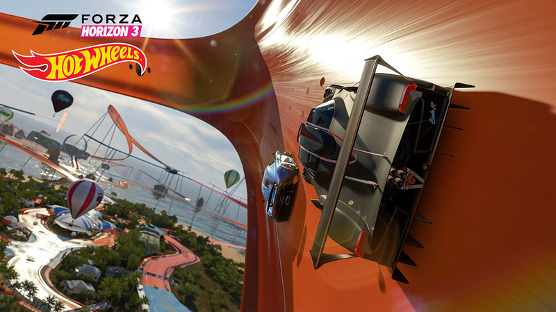 Illustration for article titled The Forza Horizon 3 Hot Wheels Expansion Looks Stupidly Fun And There Are So Many Colors